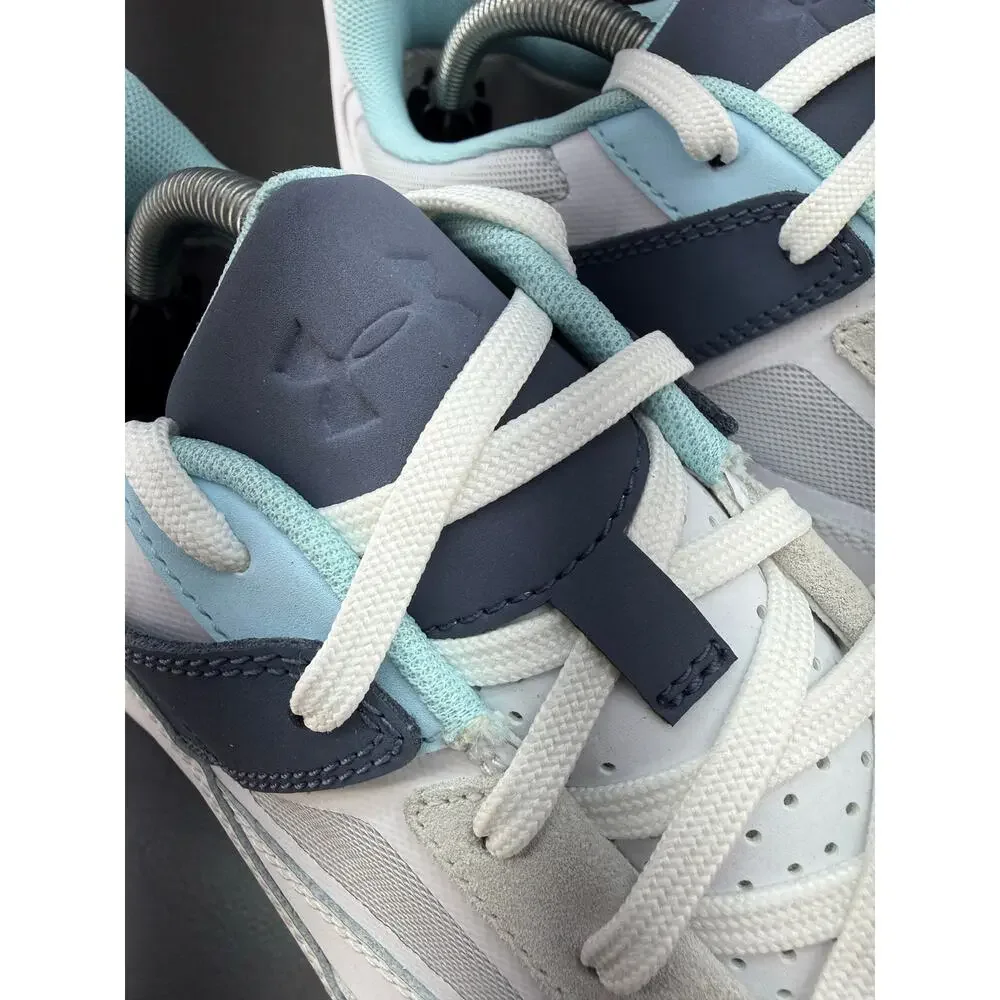 Under Armour UA Forge 96 Golf Shoes Mens 11.5 Gray Blue Sample 3028922-102‎ Rare